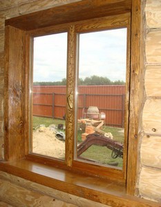 Монтаж деревянного окна